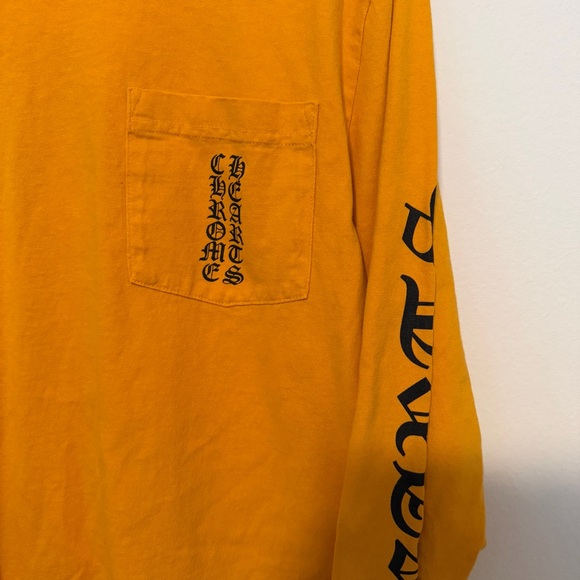 Chrome Hearts Orange Long Sleeve Tee - Picture 3 of 9